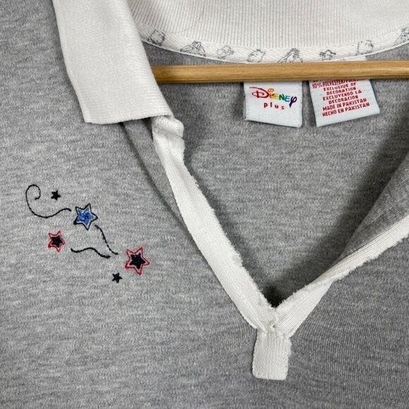 Vintage Disney Plus Winnie the Pooh Eeyor 4th of July Collared Tank Size: 2X - Picture 4 of 11